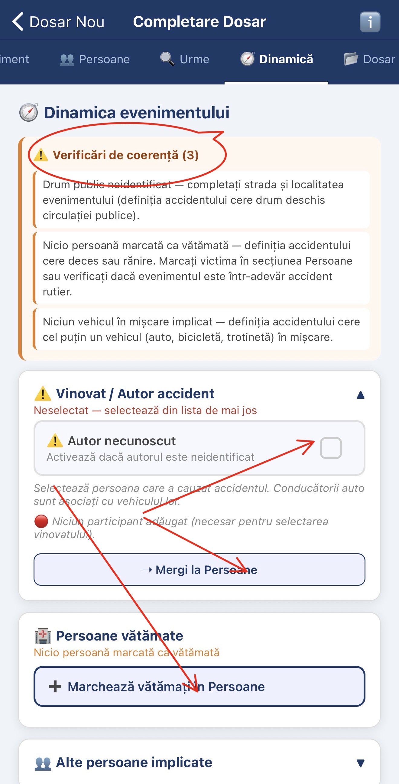 Dinamica accidentului